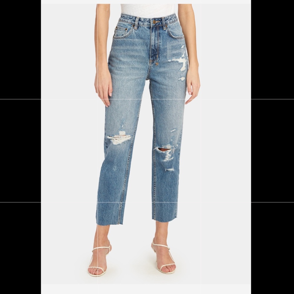 Ksubi Chlo Wasted High Rise Straight Leg Jeans